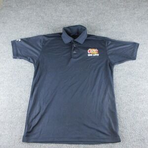 Raising Canes Polo Shirt Mens S Blue One Love Fry Cook Cashier Uniform Logo